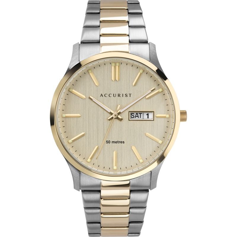 Analogue Watch - Accurist 7313 Men's Two-Tone Classic Watch