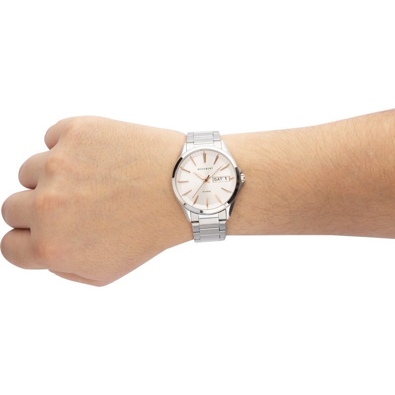 Analogue Watch - Accurist 7331 Men's White Watch