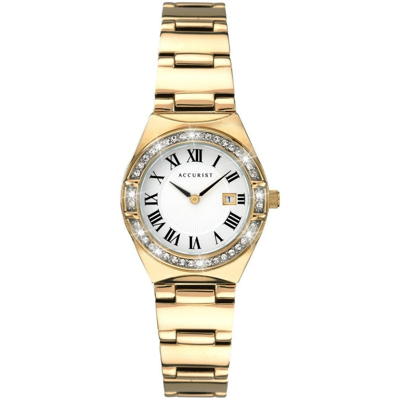 Analogue Watch - Accurist 8304 Ladies Gold Classic Watch