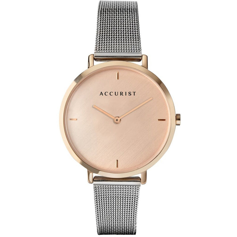 Analogue Watch - Accurist 8348 Ladies Pink Milanese Watch