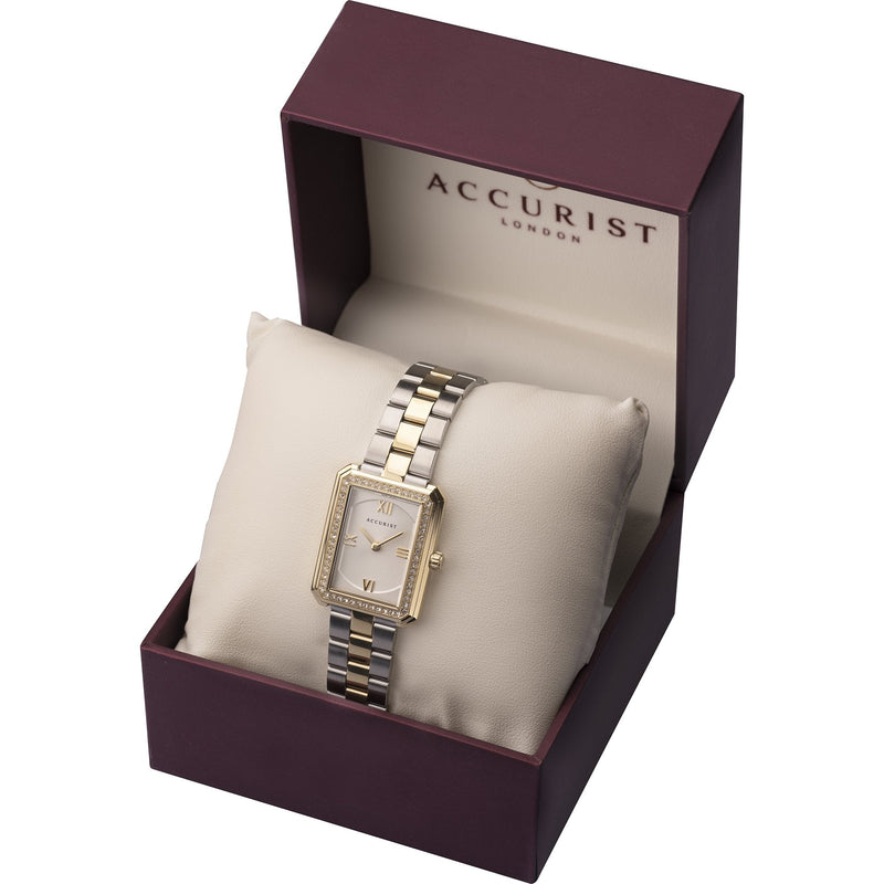 Analogue Watch - Accurist 8362S Ladies Silver-Gold Watch