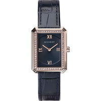 Analogue Watch - Accurist 8363S Ladies Navy Blue Leather Watch