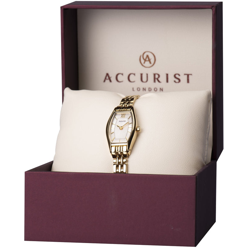 Analogue Watch - Accurist LB1280PX Ladies Gold Stainless Steel Watch