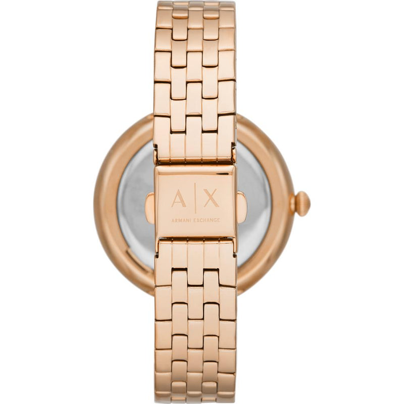 Analogue Watch - Armani Exchange AX5328 Ladies Gold Brooke Watch