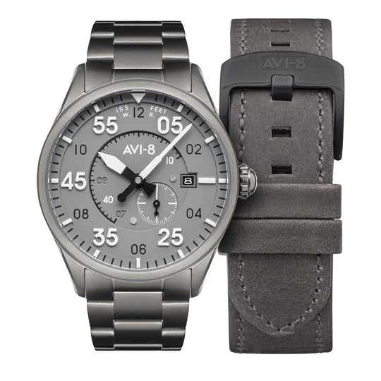 AVI-8 Marine Grey Hawker Harrier II Chronograph Watch AV-4073-44