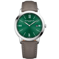 Analogue Watch - Baume & Mercier Men's Classima Green Watch BM0A10607