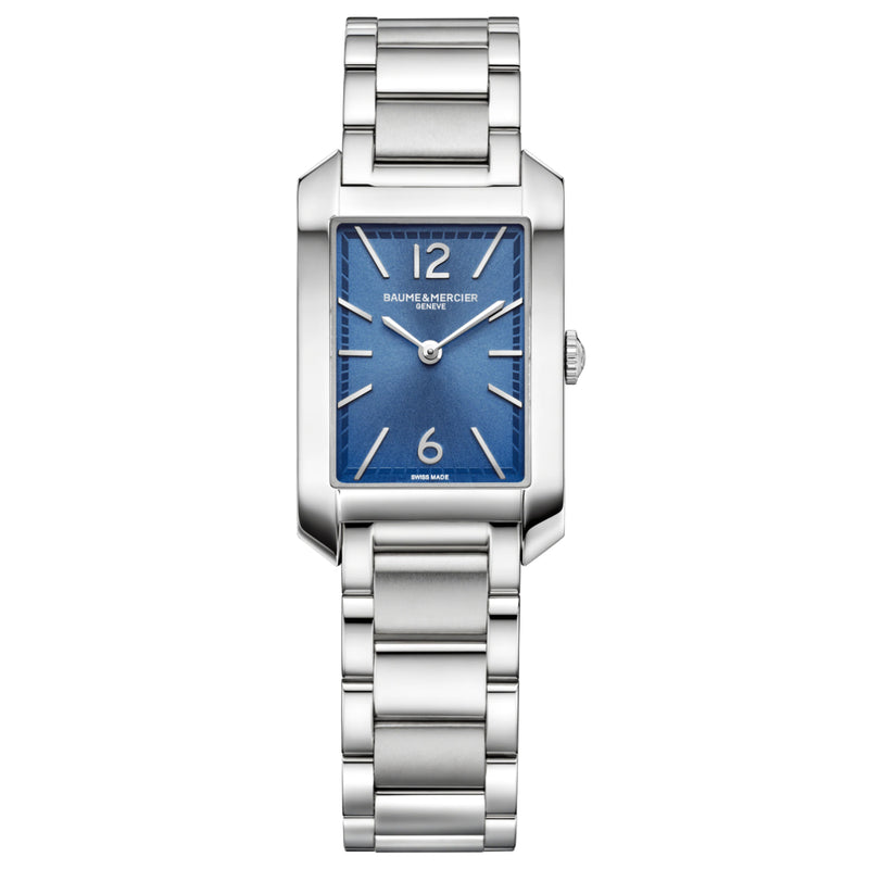 Analogue Watch - Baume & Mercier Men's Hampton Blue Watch BM0A10476