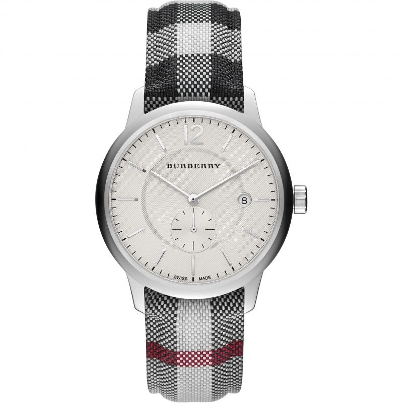 Burberry BU10002 Men's The Classic Horseferry Silver