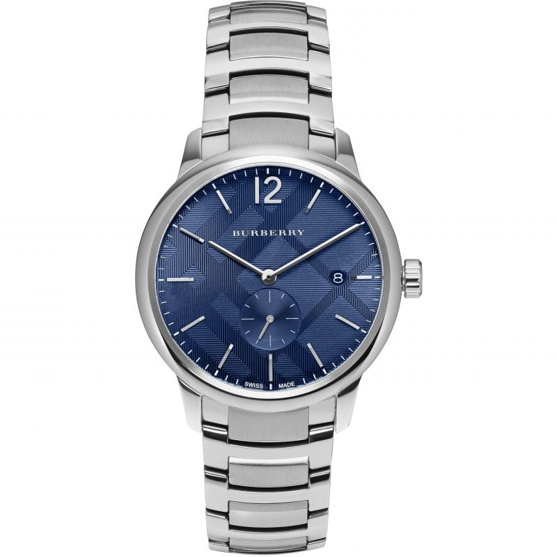 Analogue Watch - Burberry BU10007 Men's The Classic Blue Watch