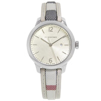 Analogue Watch - Burberry BU10113 Ladies Silver Burberry Pattern Watch