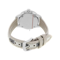 Analogue Watch - Burberry BU10113 Ladies Silver Burberry Pattern Watch