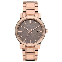 Burberry the city rose gold watch store