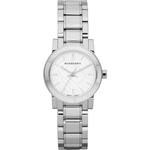 Analogue Watch - Burberry BU9200 Ladies Silver Swiss Watch