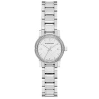 Analogue Watch - Burberry BU9220 Ladies The City Diamond White Watch