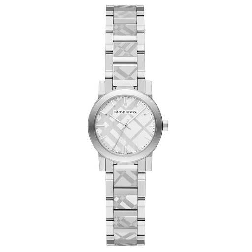 Burberry BU9233 Ladies The City Engraved Silver Watch from  display picture 1