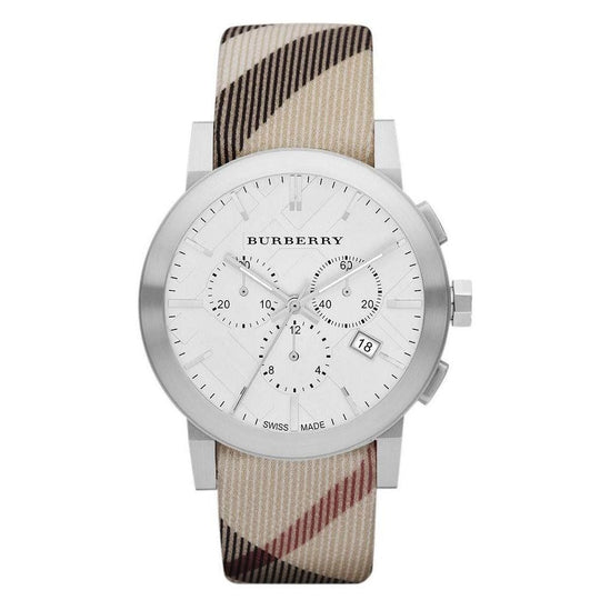 Burberry BU9357 Men City Nova Check 42mm Chronograph Watch