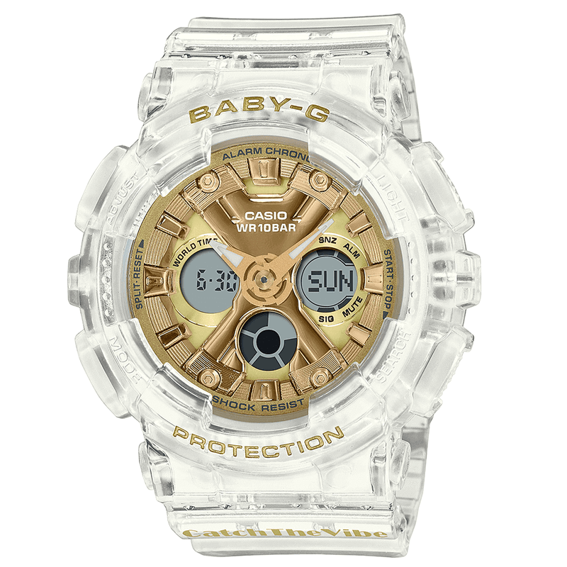 Analogue Watch - Casio Baby-G Ladies Gold Watch BA-130CVG-7AER