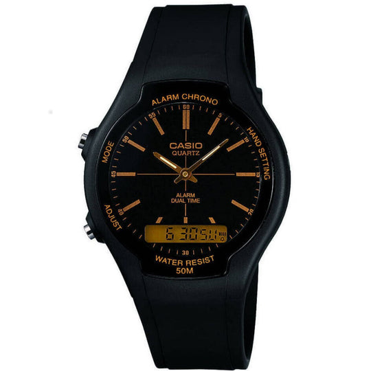 Casio Classic Men's Black Watch AW-90H-9EVEF