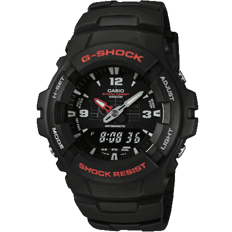 Casio G-Shock Men's Black Watch G-100-1BVMES