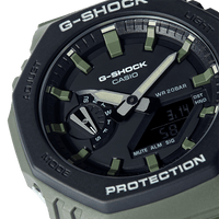 Analogue Watch - Casio G-Shock Men's Green Watch GA-2110SU-3AER