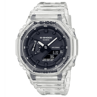 Analogue Watch - Casio G-Shock Men's Transparent Watch GA-2100SKE-7AER