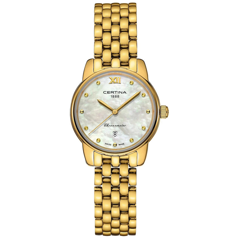 Analogue Watch - Certina D-8 Ladies Gold Watch C0330513311800