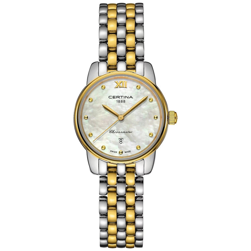 Analogue Watch - Certina D-8 Ladies Two-Tone Watch C0330512211801