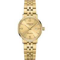 Analogue Watch - Certina DS Caimano Ladies Gold Plated Watch C0352103336700