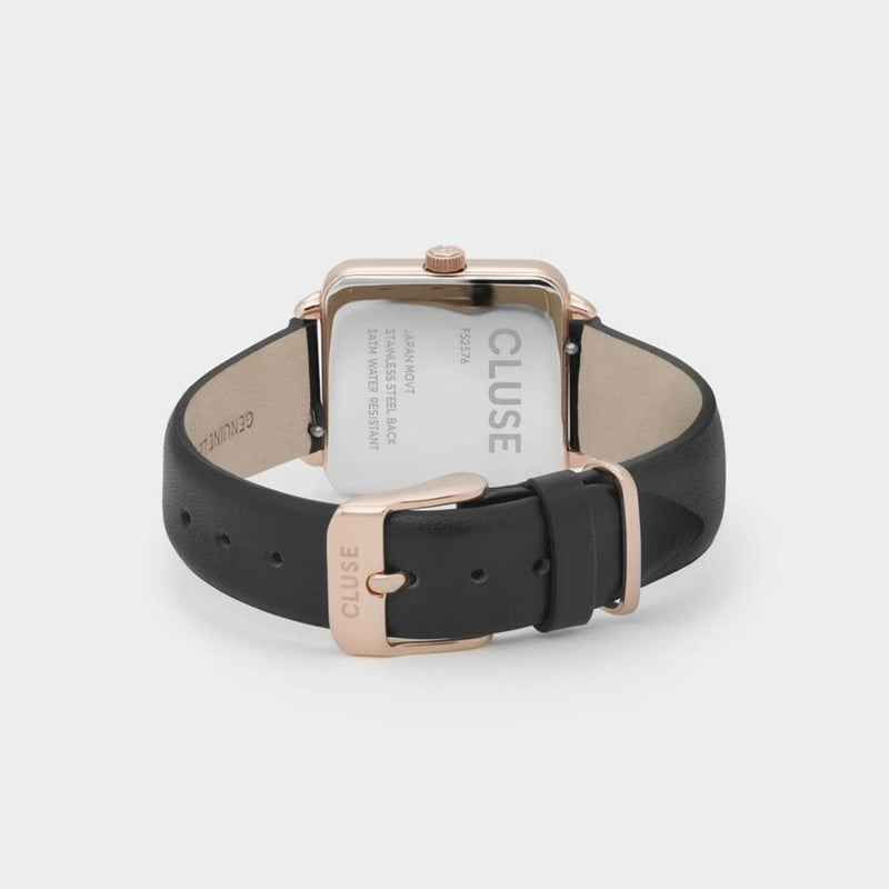 Analogue Watch - Cluse Black La Tétragone  Watch CL60007