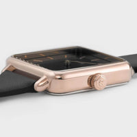 Analogue Watch - Cluse Black La Tétragone  Watch CL60007
