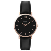 Analogue Watch - Cluse Black Minuit Watch CW0101203013