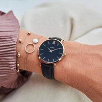 Analogue Watch - Cluse Black Minuit Watch CW0101203013