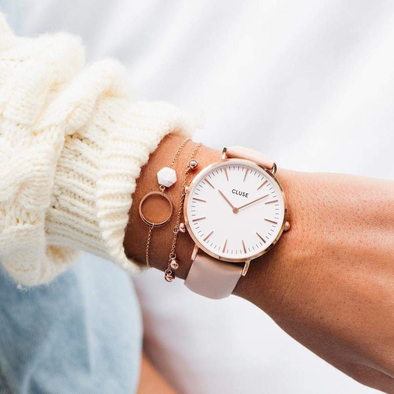 Analogue Watch - Cluse Pink Boho Chic Watch CW0101201012
