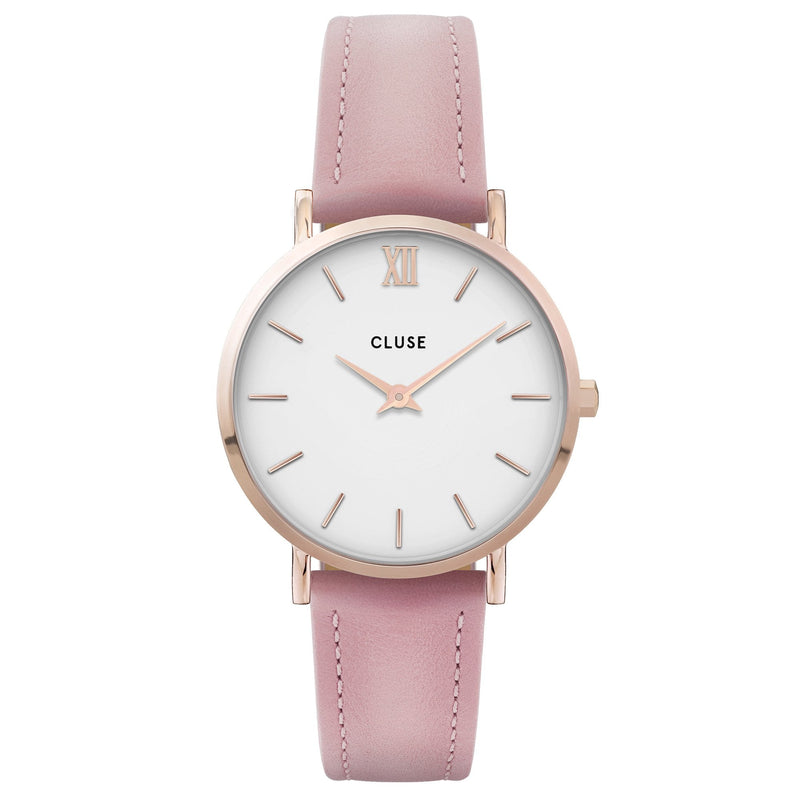 Analogue Watch - Cluse Pink Minuit Watch CW0101203006