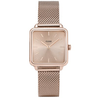Analogue Watch - Cluse Rose Gold La Tétragone Watch CW0101207009