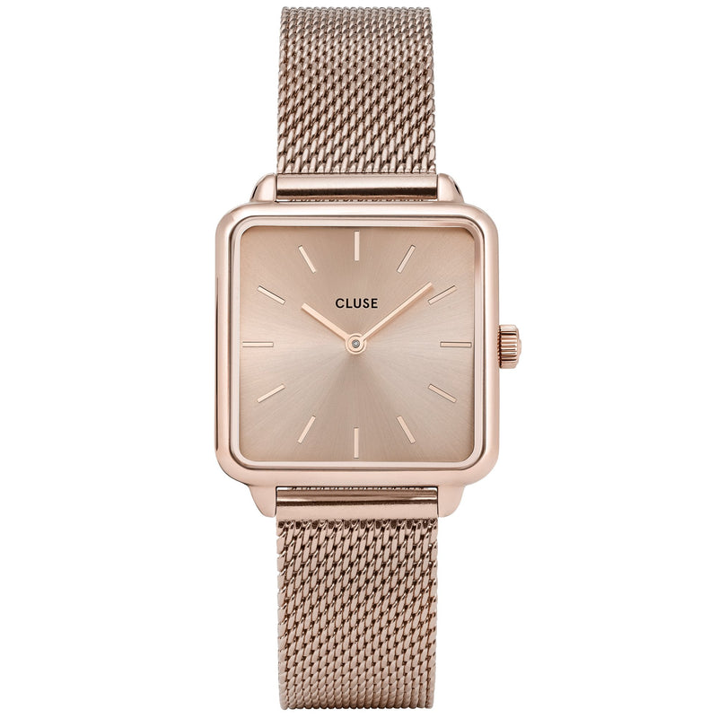Analogue Watch - Cluse Rose Gold La Tétragone Watch CW0101207009