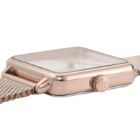 Analogue Watch - Cluse Rose Gold La Tétragone Watch CW0101207009