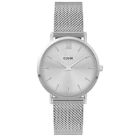 Analogue Watch - Cluse Silver Minuit Watch CW0101203011