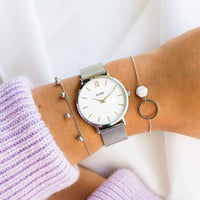 Analogue Watch - Cluse White Minuit Watch CW0101203002