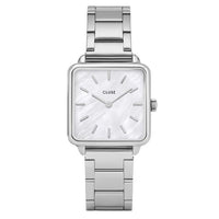 Analogue Watch - Cluse White Pearl La Tétragone Watch CL60025S