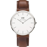 Analogue Watch - Daniel Wellington Men's Brown Classic ST Mawes Watch DW00100021