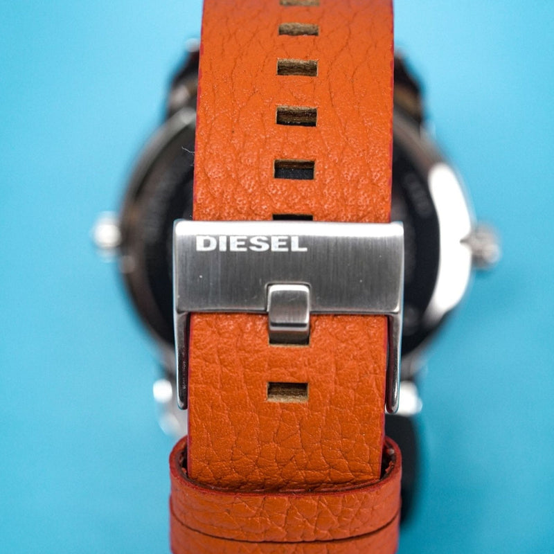 Analogue Watch - Diesel DZ7309 Men's Mini Daddy Silver Brown Watch