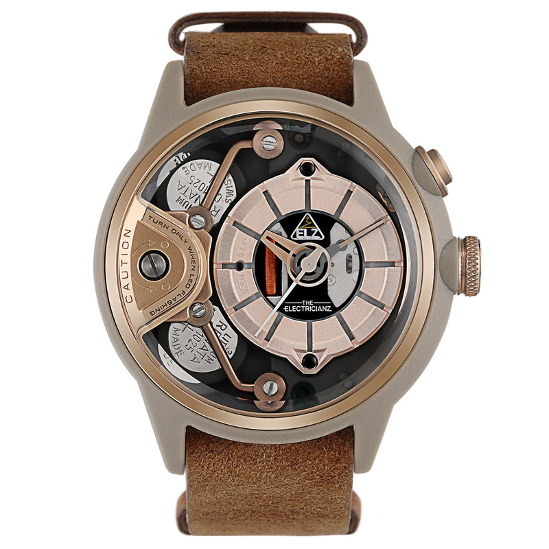 Analogue Watch - Electricianz Brown Dezert Watch ZZ-A2C/01