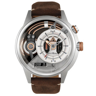 Analogue Watch - Electricianz Brown Steel Z Watch ZZ-A3C/01