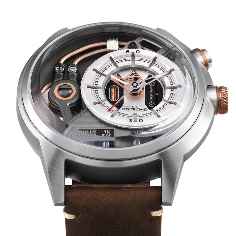 Analogue Watch - Electricianz Brown Steel Z Watch ZZ-A3C/01