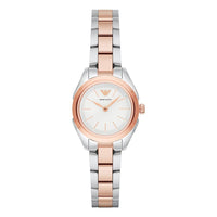 Analogue Watch - Emporio Armani AR11029 Ladies Rose Gold Two Tone Watch