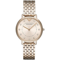 Analogue Watch - Emporio Armani AR11062 Ladies Rose Gold Watch