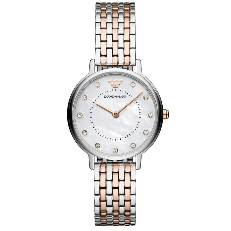 Analogue Watch - Emporio Armani AR11094 Ladies Rose Gold Watch