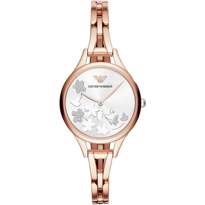 Analogue Watch - Emporio Armani AR11108 Ladies Rose Gold Watch