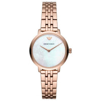 Analogue Watch - Emporio Armani AR11158 Ladies Rose Gold Watch